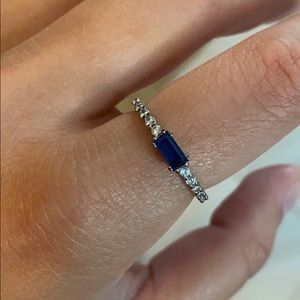 Swarovski Ring with blue stone!